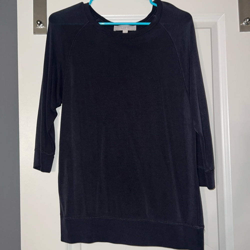 Barely worn 3/4 length sleeve top from the Loft